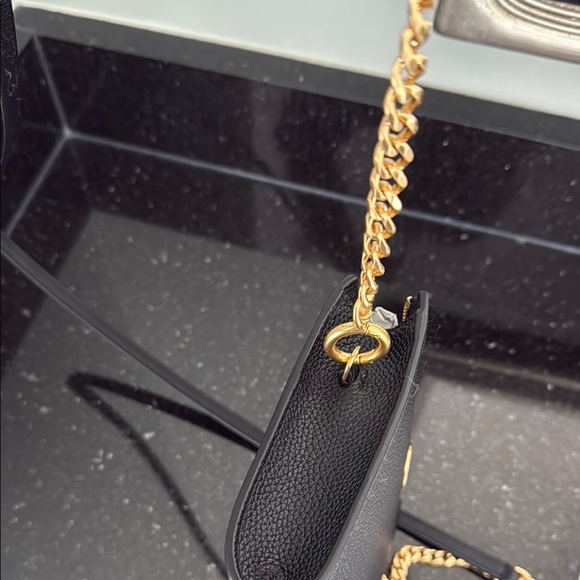 Tory Burch New with tags Black and Gold Crossbody with Elegant Chain
